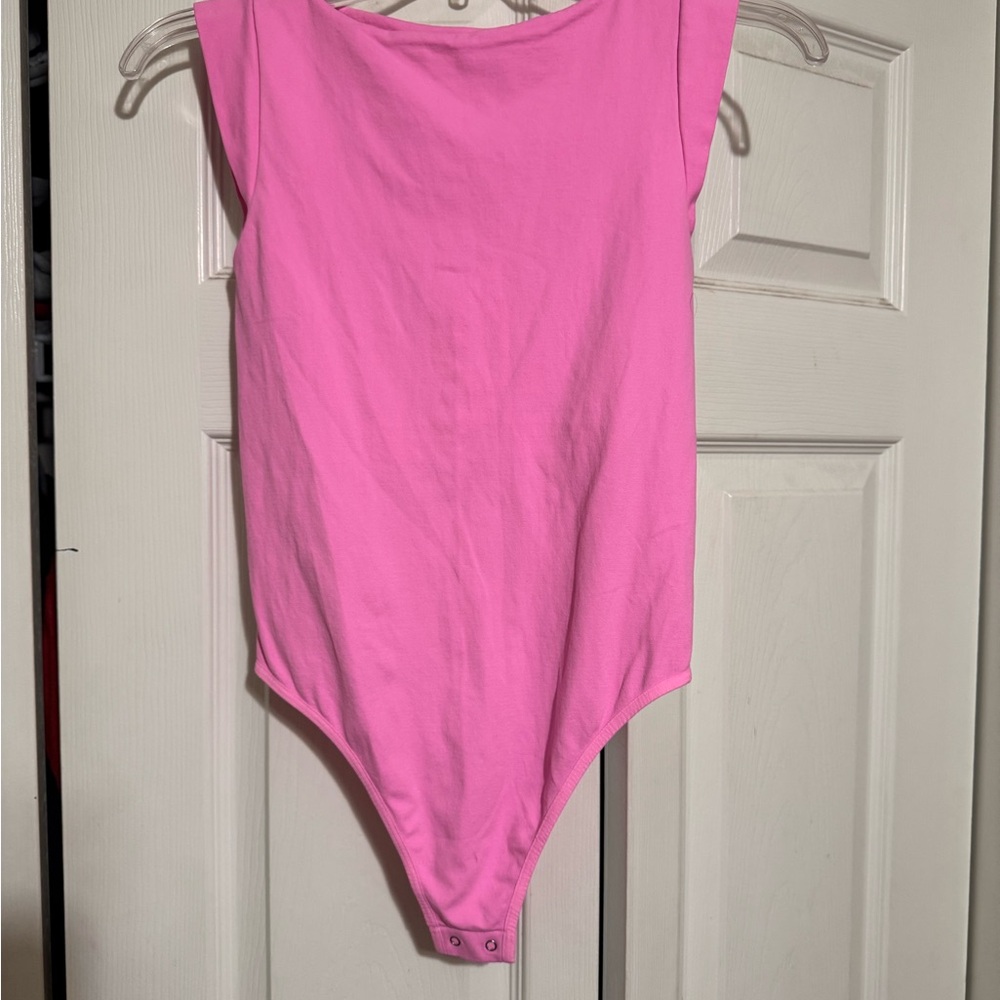 lululemon athletica Sleeveless Crew-Neck Bodysuit in Bright Pink